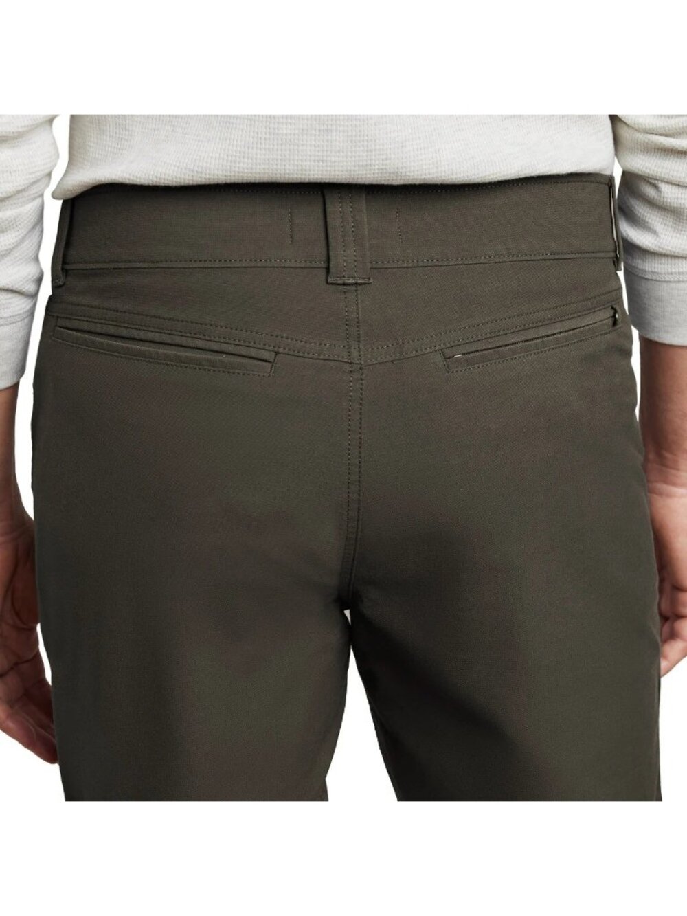 Kirkland Signature Men's 34x32 Stretch Cargo Tech Pants Olive Green B1234 - Picture 3 of 13